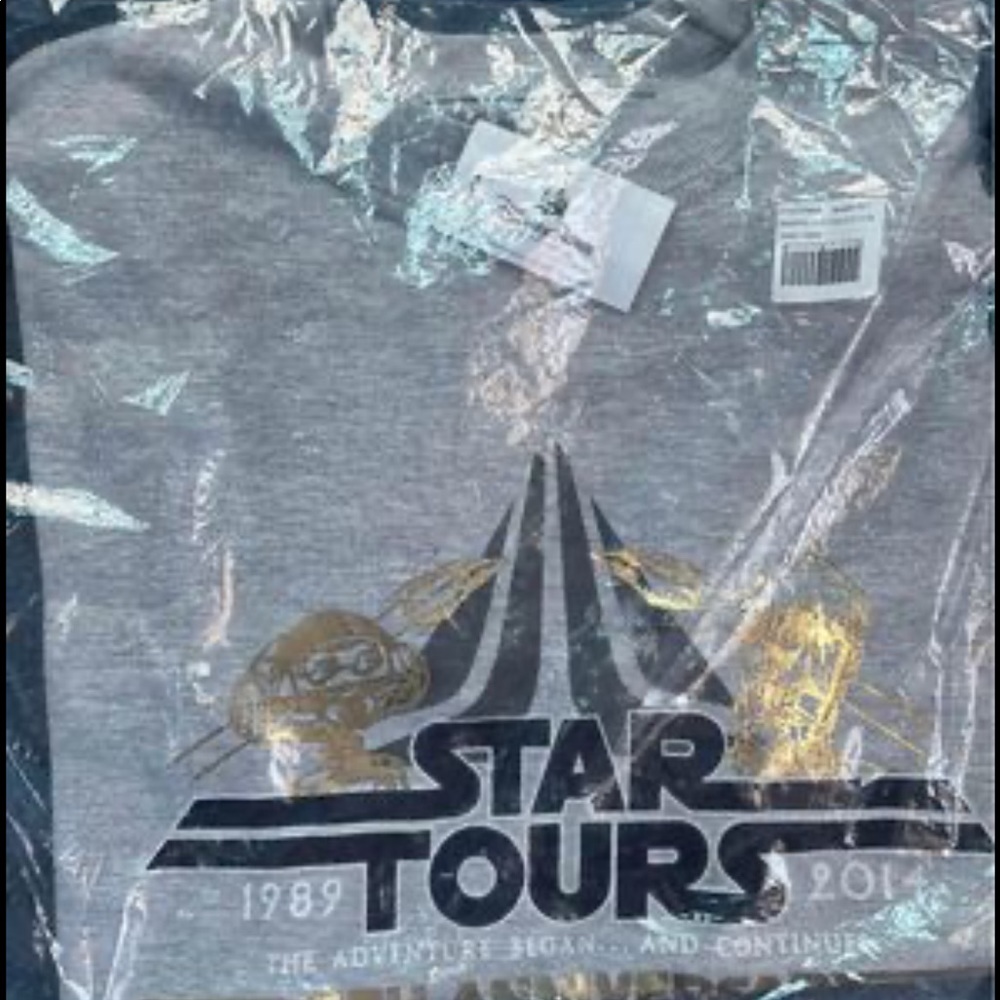 Star Tours 25th Anniversary Tee shirt Walt Disney World Disney Parks Shop youth